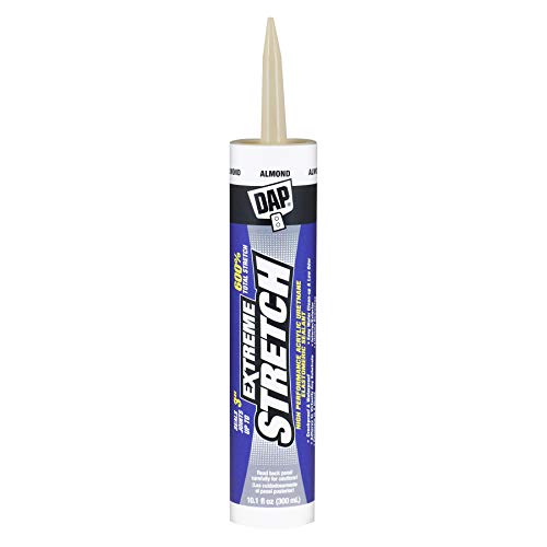 DAP Extreme Stretch Acrylic Urethane Premium Elastomeric Sealant, White, 10.1 Oz (7079818715)
