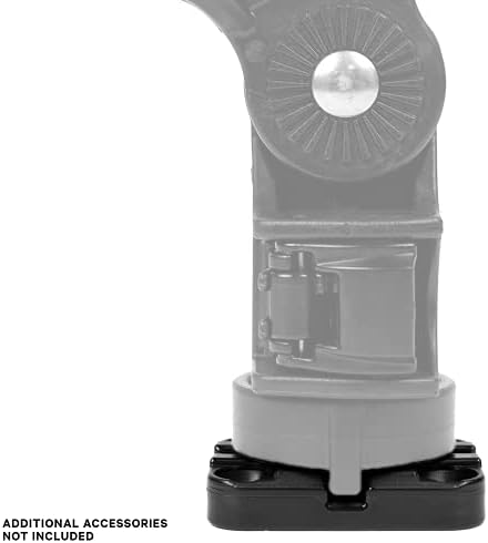 YakAttack MightyMount II | Compact Track Mount for Kayak Accessories | LockNLoad & T-Bolt Compatible | Includes Mounting Hardware | 2" x 2.375" x