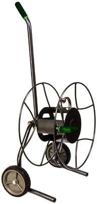Yard Butler Hose Cart, Metal Hose Caddy, 2 Wheels, 200 Feet | Wheeled Metal Hose Cart Caddy, Suitable for Gardens, Lawns, Fields, and Outdoors, Durable Construction