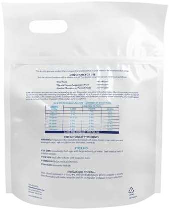 Robelle 16-Pounds Premium Pool Calcium Up | Pool Calcium Hardness Increaser, 100% Calcium Chloride, 8 ounces raises calcium hardness level 10 ppm per 5,000 gallons