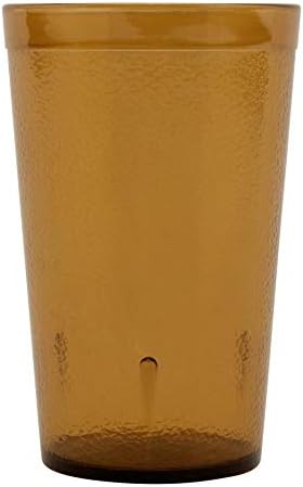 G.E.T. 6620-1-BL Heavy-Duty Plastic Restaurant Tumblers, 20 Ounce, Blue (Set of 12) | Dishwasher safe, BPA-free, Shatterproof, Stackable, Restaurant service, Great for Water, Juice, Soft Drinks and Cocktails