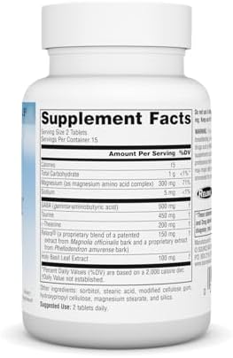 Source Naturals Theanine Serene with Relora, Calm Mind and Body* - 120 Tablets