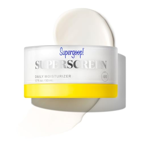 Supergoop! Superscreen - 1.7 fl oz - SPF 40 PA+++ Hydrating Daily Moisturizer Sunscreen - Protection from UV Rays + Helps Filter Pollution & Blue