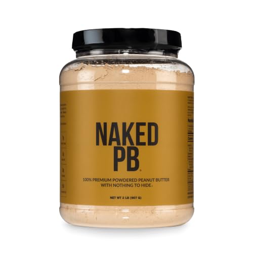2 LB Powdered Peanut Butter from US Farms – Bulk, Only 1 Ingredient - Roasted Peanuts, Vegan, No Additives, Preservative Free, No Salt, No Sugar - 76 Servings - NAKED PB