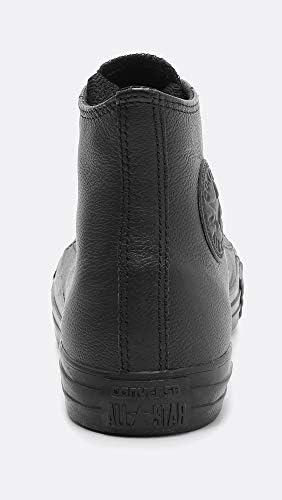 Converse Chuck Taylor All Star Leather High Top Shoe, black mono, 6 M US