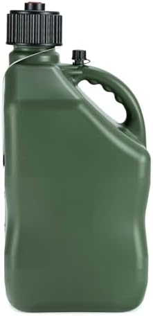 VP Racing 5.5-Gallon Square Motorsport Utility Container Camo (4 Pack) with a 14" Deluxe Hose (1 Pack) Close-Trimmed Cap and Neck for Tight Seal