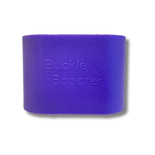 2-PACK NEW Silicone Seat Belt Buckle Booster (BPA Free) - Raises Rear Seat Belts For Easy Access - Stop Fishing for Buried Back Seat Belts - Makes