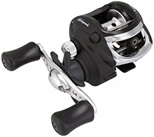 Shakespeare Agility Low Profile Baitcast Fishing Reel, Right Handle Position, Multi-Disk Drag System, Brass Drive and Pinion Gears