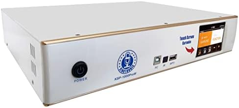 KSP-1000ProW Professional 2000W Digital Karaoke Sound Processor + 2 Anti-Feedback Wireless Microphones