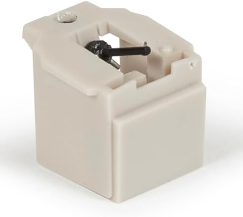 Crosley NP5 Replacement Needle,White | ABS Plastic Composition , Sapphire Tip, 3-Speed Turntable (33 1/3, 45 & 78 RPM)