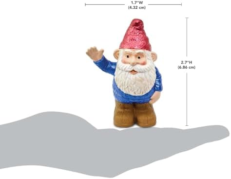 Safari Ltd. Gnorman The Gnome Figurine - Hand-Painted 2.5" Plastic Figure - Fun Educational Toy for Boys, Girls & Kids Age 3+