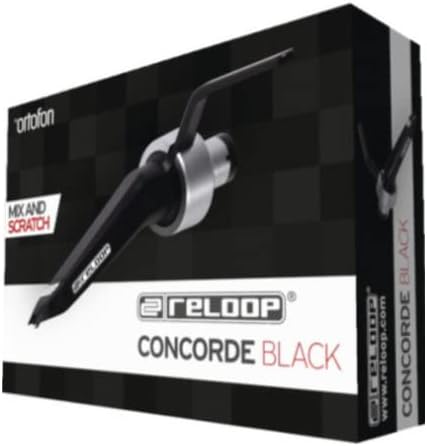 Reloop Concorde Black (by Ortofon) Turntable Cartridge for DJ, Black