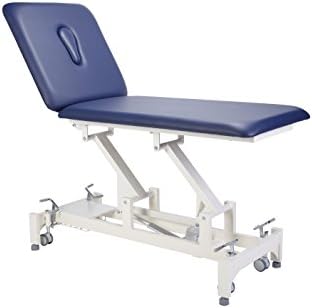 Taiwan CA20 Duo 2 Section Physical Therapeutic Therapy Treatment Table Electric (Blue)