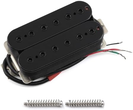 FLEOR Bridge Pickup Ceramic Double Coil Humbucker Pickups for Electric Guitar Pickup-Black
