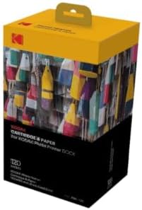 KODAK Dock Plus & Dock Photo Printer Cartridge PHC-120 – Cartridge Refill & Photo Paper- 120 Pack