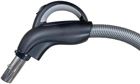 Wessel 30ft Direct Connect Central Vacuum Hose, Dual-Voltage, Crushproof | 120V powerhead & vacuum 3-way switch control; 2-prong connector; ergonomic 360-degree swivel handle; airflow control valve