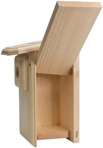 Bird Habitats Open-Top Bluebird House, Predator-Resistant Nest Box