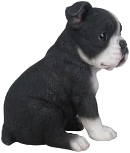 Hi-Line Gift Ltd Sitting Boston Terrier Puppy Statue