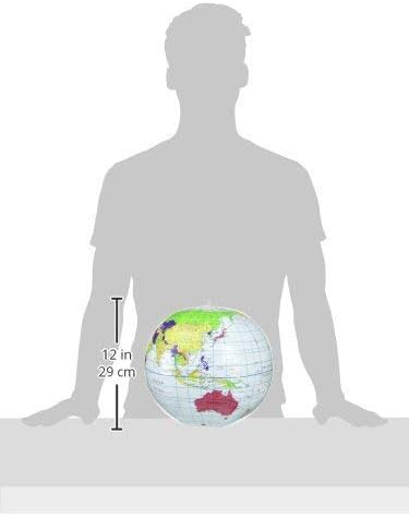 Learning Resources Inflatable 11 inch Globe, Geography for Kids, STEM, Back to School, Teacher Must Haves, Ages 6+
