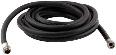 Briggs and Stratton 8BS75 75-Foot Premium Heavy-Duty Rubber Garden Hose, Brass