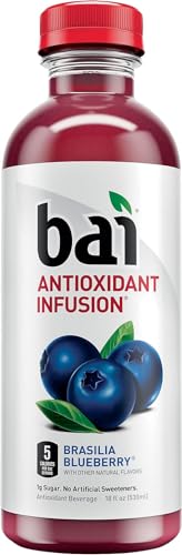Bai Flavored Water, Kula Watermelon, Antioxidant Infused Drinks, 18 Fluid Ounce Bottle (Pack of 12)