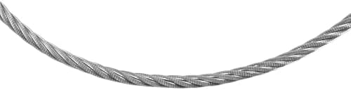 Shop LC Chain Necklace in Sterling Silver 20.21 Grams 17 Inches