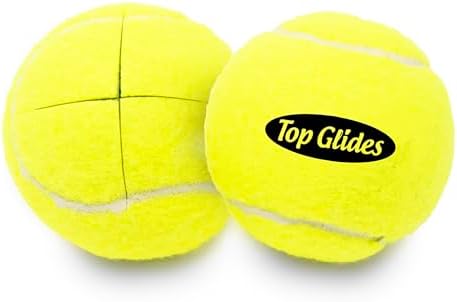 AMP Top Glides Precut Walker Tennis Ball Glides (Gray)