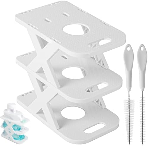 Premium Countertop Caddy Organizer for Navage Nasal Irrigation System - 3-Tier Storage for Nose Cleaning Supplies, Detachable Tray, Sleek Design - Nasal Care Accessories (Caddy Only)