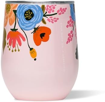Corkcicle x Rifle Paper Co. 12 oz Insulated Tumbler, Blush Lively Floral