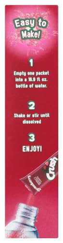 Crush Strawberry Sugar/Caffeine Free Hydrating On-the-Go Drink Mix: Wild Purple Smash - 1 Box (6 Packets)