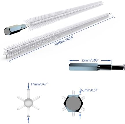 CPAP Cleaning Kit, Electric CPAP Cleaner for Hose and Mask, Silicone Brush Cleaner, Compatible with 22mm and 15mm Hose