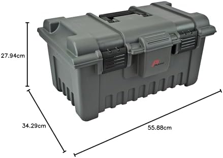 Plano Molding - 781-002 781 22-Inch BAB Power Tool Box with Tray, Graphite Gray black
