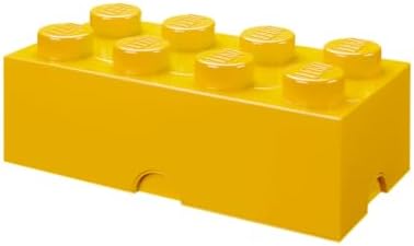 LEGO Storage Brick 8 12.1 L Storage Box with Lid Pink | Durable PVC-free plastic container for bricks, toys and clothes. Compatible with LEGO Brick Drawers and other 8-stud bins