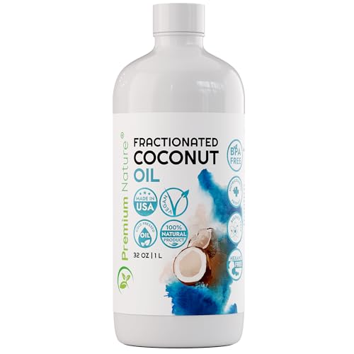 Fractionated Coconut Oil for Skin Moisturizer with Pump Massage Oils Best Carrier for Essential Oils Mixing Body OUL for Dry Skin Moisturizer Natural Oi for Face Hair Body 1 Gallon