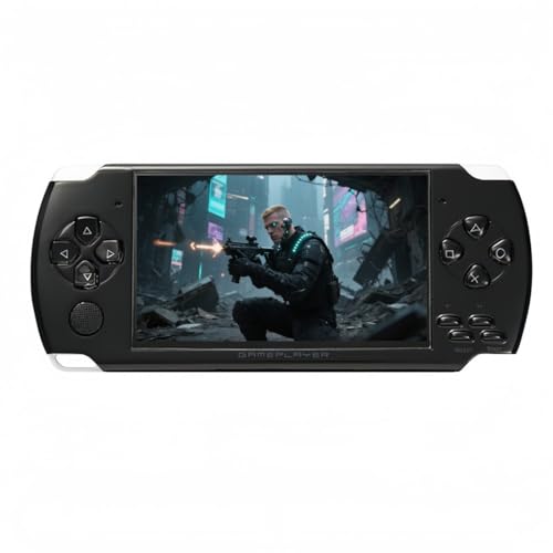 JXD Handheld Game Console 4.3 inch 8GB Built in 2000 Games for Multiple Simulators X6 Retro Video Game Console Mp3/4/Ebook TV Out Mini Hand Portable