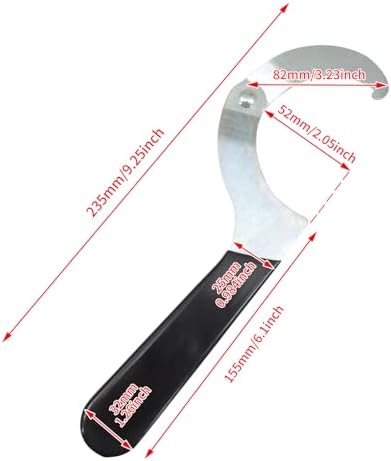 Universal Shock Spanner Wrench Motorcycle Shock Adjustment Tool | Suspension System and Shock Adjustment, Carbon Steel
