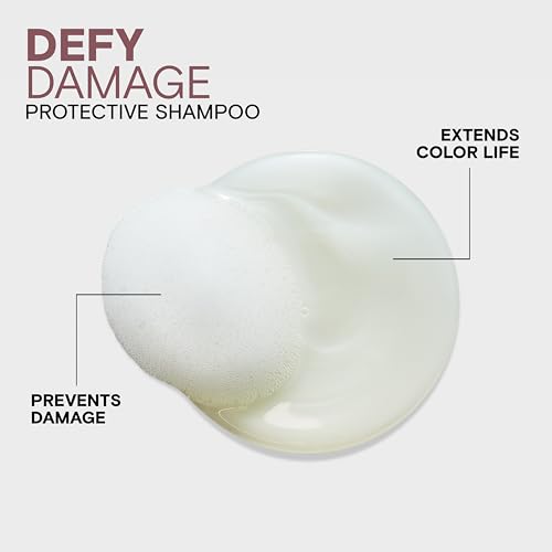 Joico Defy Damage Protective Shampoo | For Color-Treated Hair | Strengthen Bonds & Preserve Hair Color | With Moringa Seed Oil & Arginine