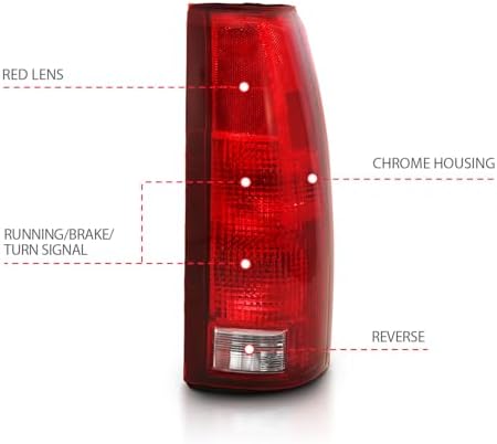 Anzo, Usa Usa 311300 Taillamps Fits Cadillac Escalade
