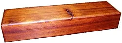Steve's Gift Shoppe Native American Cedar Feather Box (Church Box) Handcrafted in Oregon USA With Latch/No lining, 18 x 5 x 3 (LxWxH)