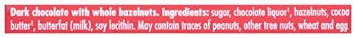 Ritter Sport Chocolate Bars with Nuts (Dark Chocolate with Hazelnuts, 3.5 Ounce (Pack of 10))