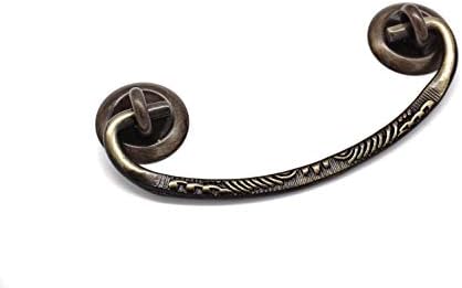 3" CC Victorian Drawer Pull - Antique Furniture Drawer Pull - Cabinet Drawer Pull - Drop Bail Drawer Pull Solid Cast Brass
