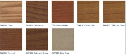 TWP 205 California Cedar Shake and Shingle Sealant - Professional Strength, Deep Penetrating Wood Protectant, UV & Water Resistant