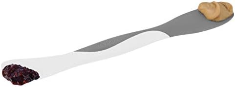 Tovolo Elements Scoop and Spread Large Dual End Silicone Sandwich Spreader Tool with Nylon Handle