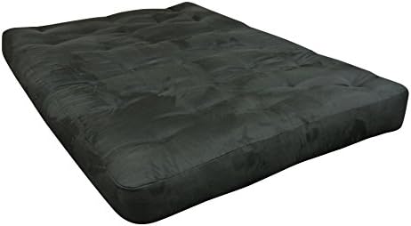 Gold Bond 8" Double Foam & Cotton Futon Mattress, Sage Microfiber, Full, Green