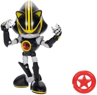 Sonic the Hedgehog 4-inch Metal Sonic 3.0 Action Figure with Red Star Accessory. Ages 3+ (Officially licensed by Sega)