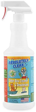 Absolutely Clean Litter Box Cleaner and Odor Eliminator, Eliminate Odors Quickly, Neutralizes Urine and Feces Odors in The Air and The Box, Make Litter Last Longer