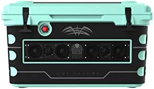 Wet Sounds Stealth SHIVR-55-SFM Seafoam Audio Cooler Speaker Bundle | Seafoam high-output audio cooler speaker system with full Gator Step kit in