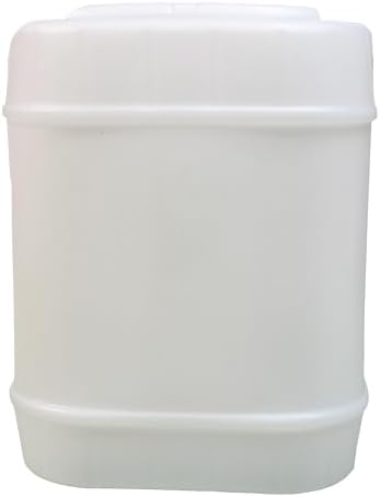 | 19L / 5Gallon White Jerrican | White Jerrican Jug | Food Grade Quality | BPA Free | Perfect Container to Ship Chemicals & Liquids | Easy Stacking