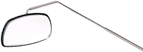 Bicycle Eyeglass Mirror Biking Cycling Helmet Mount Rear View Mirror, Adjustable Angle, Aluminium Alloy Riding Mirror Accessories