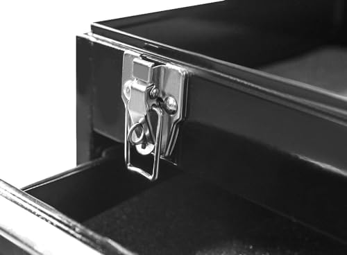 Road DAWG ATBT1204D-BLACK Torin Rolling Garage Workshop Tool Organizer: Detachable 4 Drawer Tool Chest with Large Storage Cabinet and Adjustable Shelf